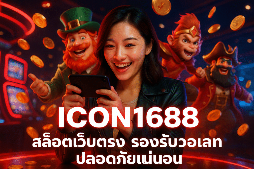 ICON1688 สล็อตเว็บตรง รองรับวอเลท ปลอดภัยแน่นอน