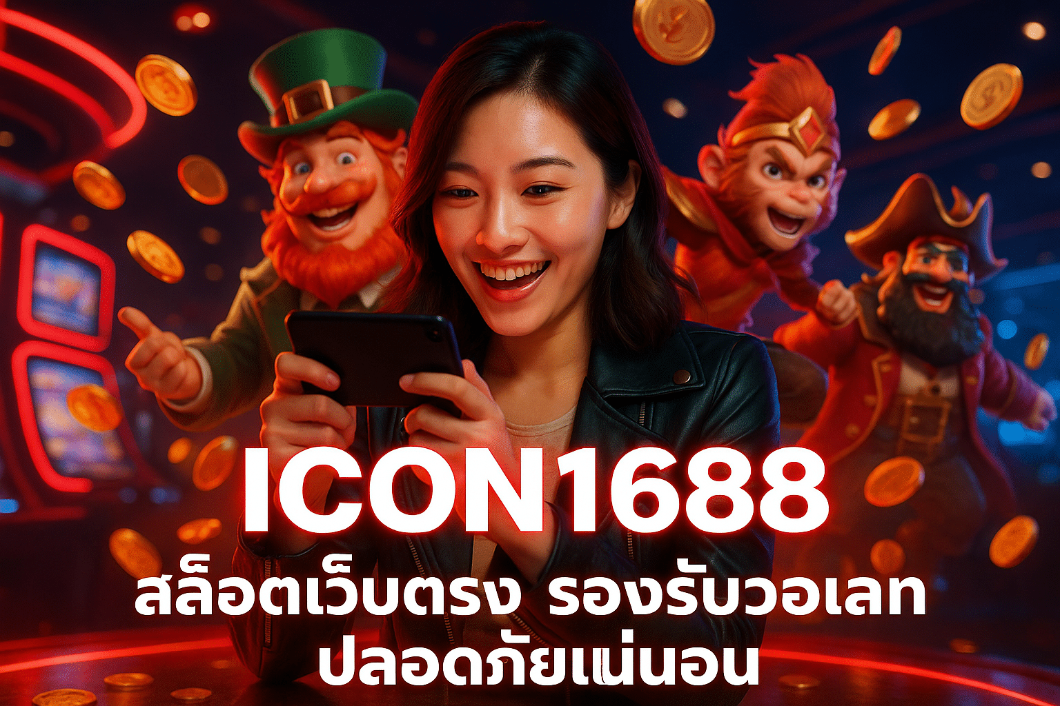 ICON1688 สล็อตเว็บตรง รองรับวอเลท ปลอดภัยแน่นอน