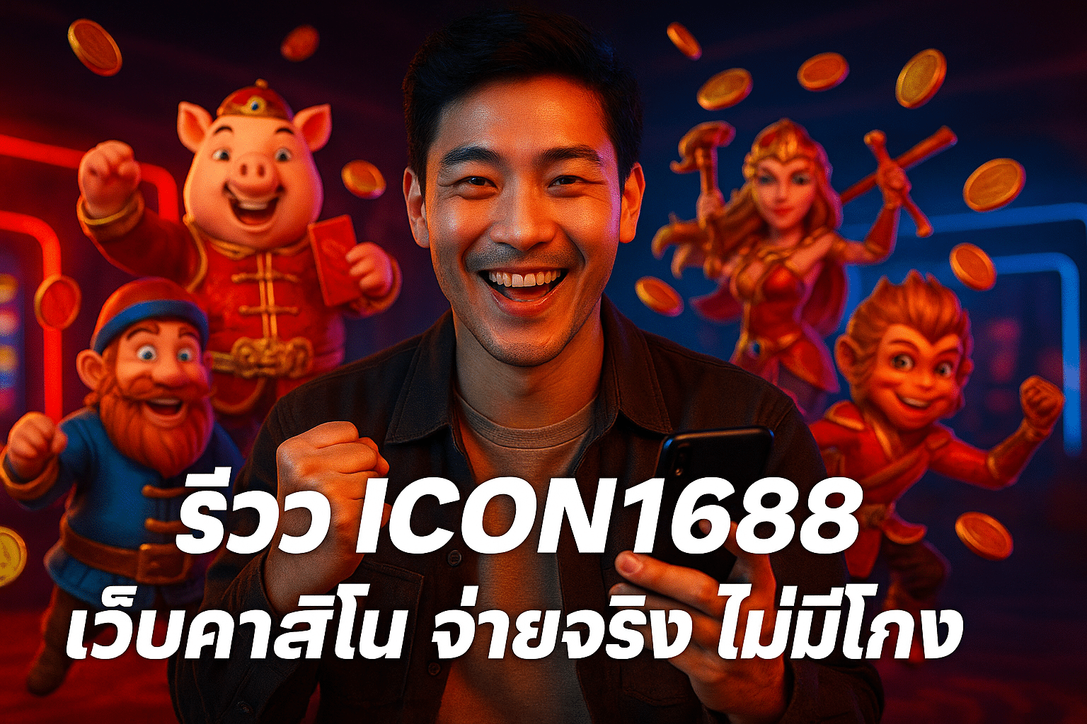 รีวิว ICON1688 เว็บพนัน จ่ายจริง ไม่มีโกง