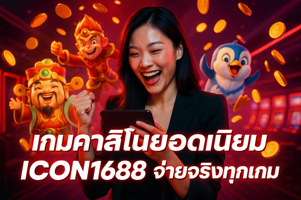 เกมคาสิโนยอดนิยม ICON1688 จ่ายจริงทุกเกม
