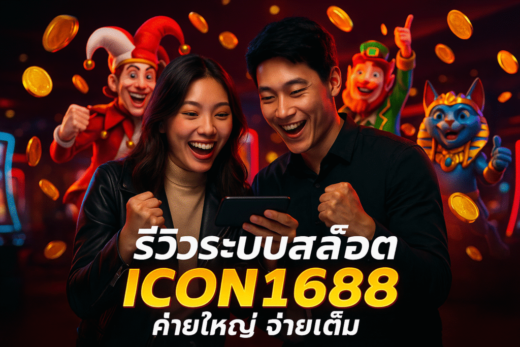 รีวิวระบบสล็อต ICON1688 ค่ายใหญ่ จ่ายเต็ม