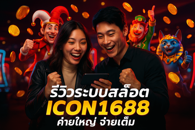 รีวิวระบบสล็อต ICON1688 ค่ายใหญ่ จ่ายเต็ม