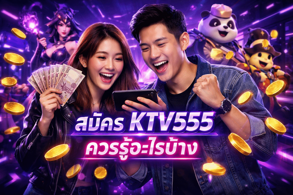สมัคร KTV555 ควรรู้อะไรบ้าง